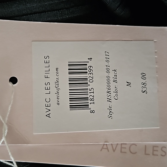 *NWT* Avec Les Filles Ribbed Midi Skirt - Picture 6 of 8